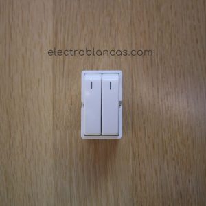 doble interruptor eunea 3005N-B metropoli- electroblancas